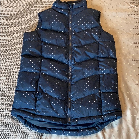 GAP Other - Gap Kids Down Filled Puffer Vest in Navy Blue Dot